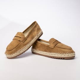 Loqueros de camello femeninos de EMPADRILLES beige 3