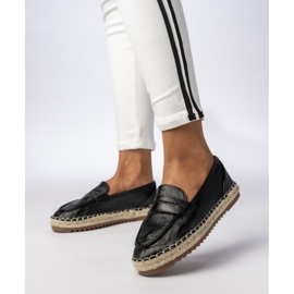 Emadrilles mocasines negros para mujeres 2