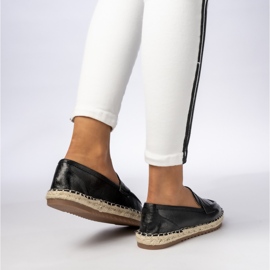 Emadrilles mocasines negros para mujeres 3