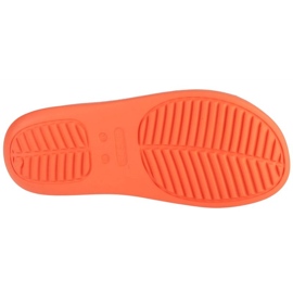Chanclas Crocs Gataway Platform Flip W 209410-84F naranja 4
