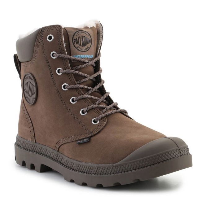 Zapatillas Palladium Pampa Sport Cuff Wps 72992-222-M marrón 2