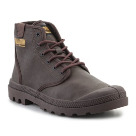 Zapatos Palladium Pampa Hi Coated U 74375-249-M Cacao oscuro marrón 2