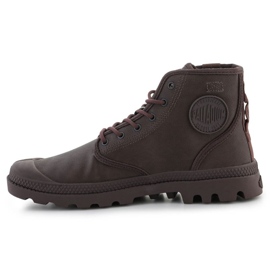 Zapatos Palladium Pampa Hi Coated U 74375-249-M Cacao oscuro marrón 5