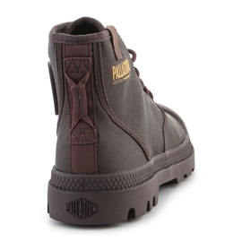 Zapatos Palladium Pampa Hi Coated U 74375-249-M Cacao oscuro marrón 6