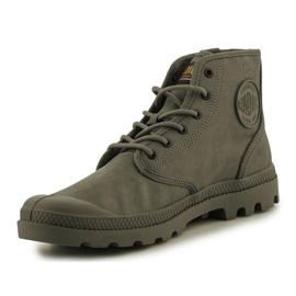 Zapatos Palladium Pampa Hi Coated U 74375-377-M Verde oscuro 4