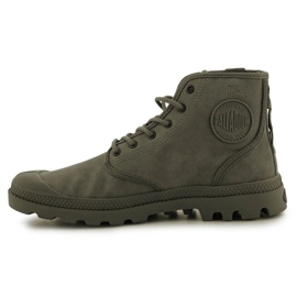 Zapatos Palladium Pampa Hi Coated U 74375-377-M Verde oscuro 5