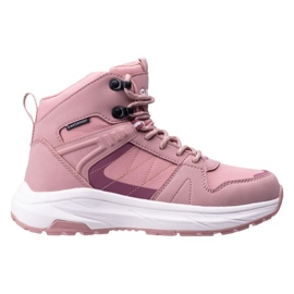 Hi-Tec ROZES Mid WP's Trekking Shoes con una membrana rosado 5