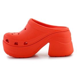 Tacones cocodrilo Siren Clog 208547-84J naranja 5