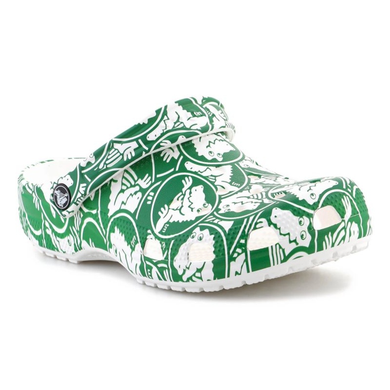 Zueco con estampado Crocs Classic Duke 210003-3WH verde 2