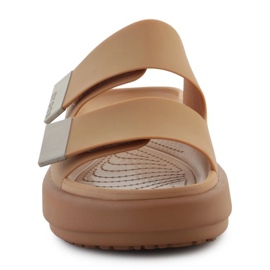 Chanclas Crocs Brooklyn Luxe Sandal 209586-2U3 marrón 7