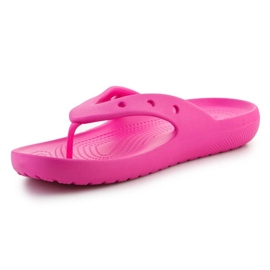 Chanclas Crocs Classic Flip V2 209402-6UB rosado 8