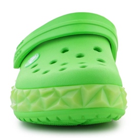 Chanclas Crocs Croc Band Geométrica Glow Band Clog K Jr 210132-3WA verde 9