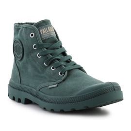 Palladium Pampa Hi 02352-398-M Zapato de aguja Pino verde 2