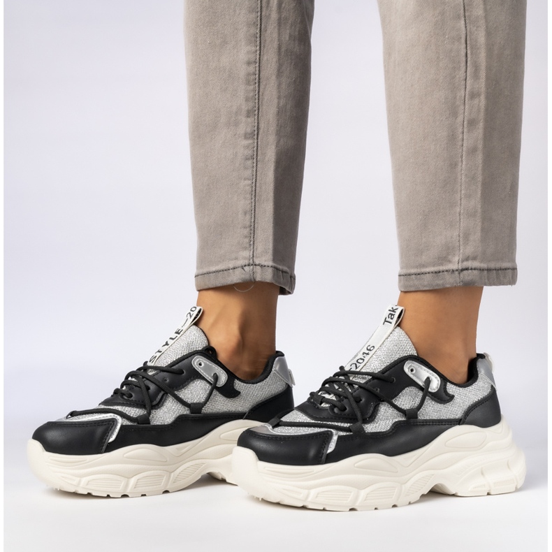 Zapatillas de deporte deportivo negro femenino 1