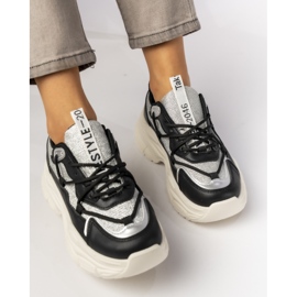 Zapatillas de deporte deportivo negro femenino 3