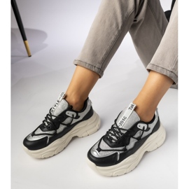 Zapatillas de deporte deportivo negro femenino 4