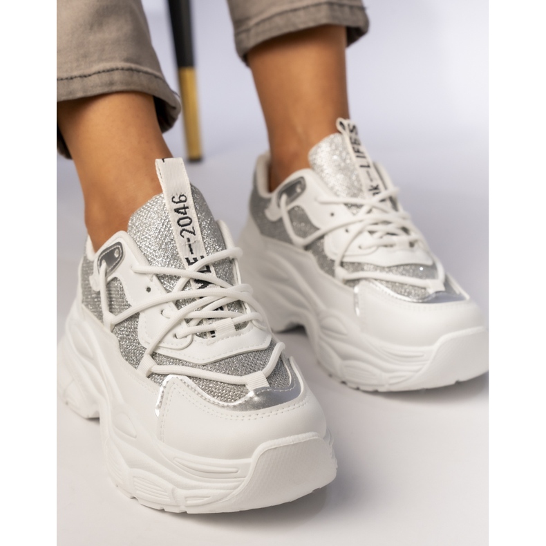 Zapatillas deportivas blancas para mujeres blanco 1