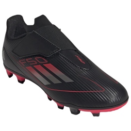 Adidas F50 Club Vel FG/MG IE3730 Black Velcro negro 3