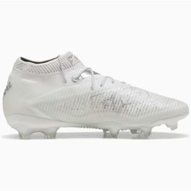 Puma Future 8 Ultimate FG 108138-04 zapatos blancos con calcetín 1
