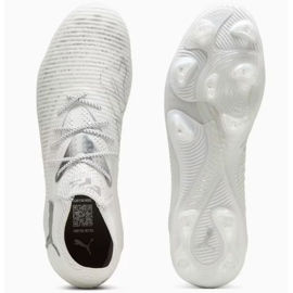 Puma Future 8 Ultimate FG 108138-04 zapatos blancos con calcetín 2