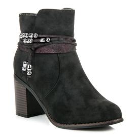 Vinceza Botas clásicas negro 2