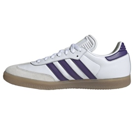 Adidas samba Messi en IH8161 zapatos blancos y violetas 1