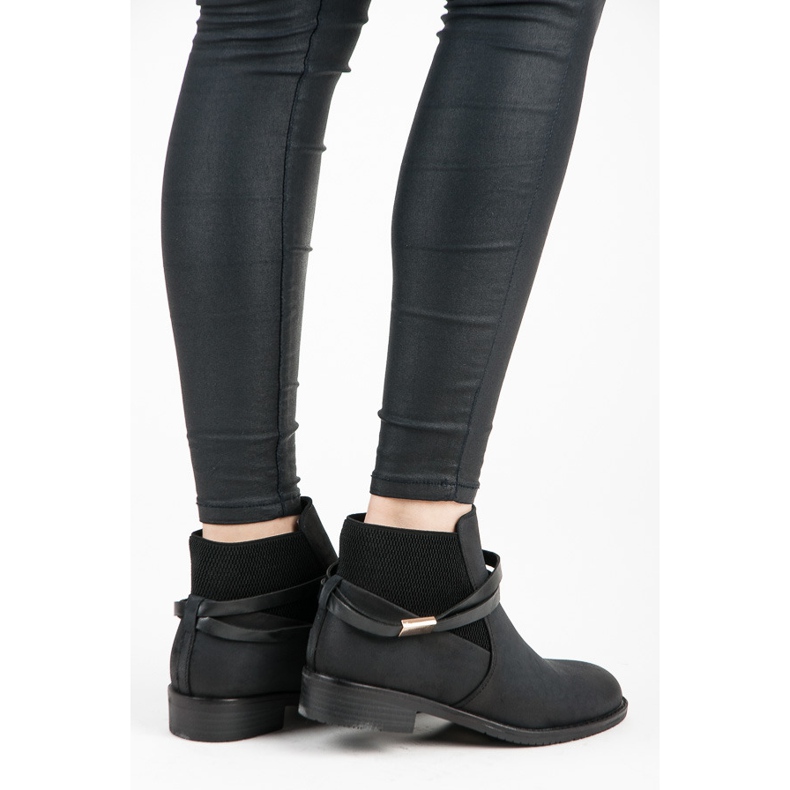 Vinceza Botas bajas Jodhpur negro 1 Vinceza Botas bajas Jodhpur negro 1