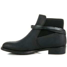 Vinceza Botas bajas Jodhpur negro 3