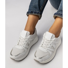 Zapatillas deportivas blancas para mujeres blanco 2