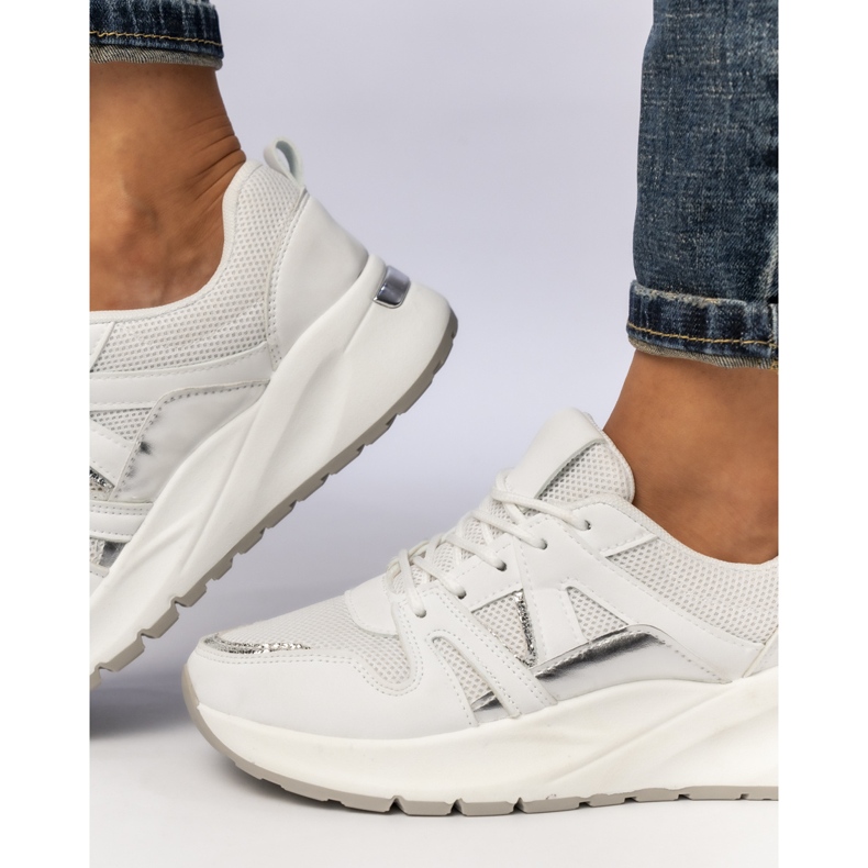 Zapatillas deportivas blancas para mujeres blanco 1