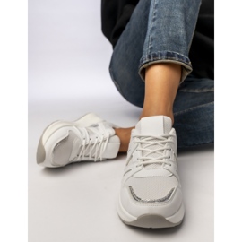 Zapatillas deportivas blancas para mujeres blanco 3