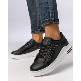 Zapatillas de deporte deportivo negro femenino 4