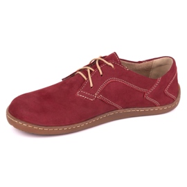 Olivier Zapatos de cuero minimalista de mujeres descalzos 1082 Bordo Nubuk rojo 2 Olivier Zapatos de cuero minimalista de mujeres descalzos 1082 Bordo Nubuk rojo 2