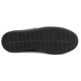 Olivier Estilos de zapatillas de cuero para mujer 1230 negros 6