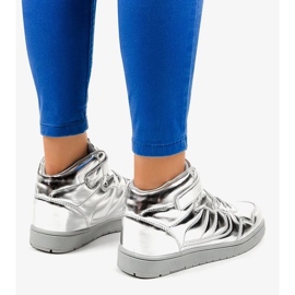 Sandalias de mujer rosa con tacón bajo y cierre al tobillo 1