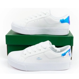 Zapatos Lacoste Ziane Plataforma 041Y9 blanco 10