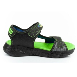 Sandalias Skechers 400614L/BKLM verde 4