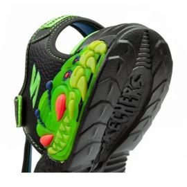 Sandalias Skechers 400614L/BKLM verde 7