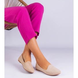 Beige Classic Ballerinas de Ekozamszu 2