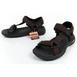Sandalias Skechers M 204351/BRN negro 8