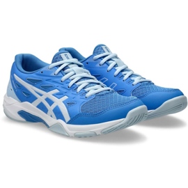 Zapatillas de voleibol de gel de gel ASICS 11 1072A093 402 Azul 2