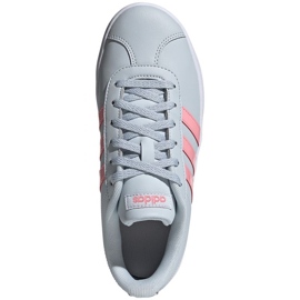 Zapatillas Adidas Vl Court 2.0 K Jr FY9151 azul gris 6