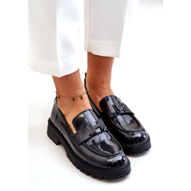 Mocasines Mujer Charol Vinceza 62187 Negro 6