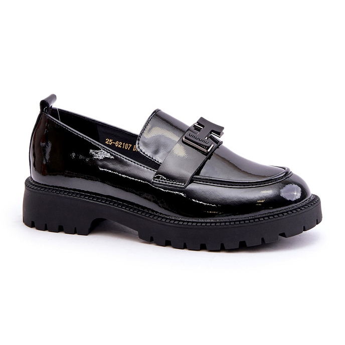 Mocasines Mujer Charol Vinceza 62187 Negro 4