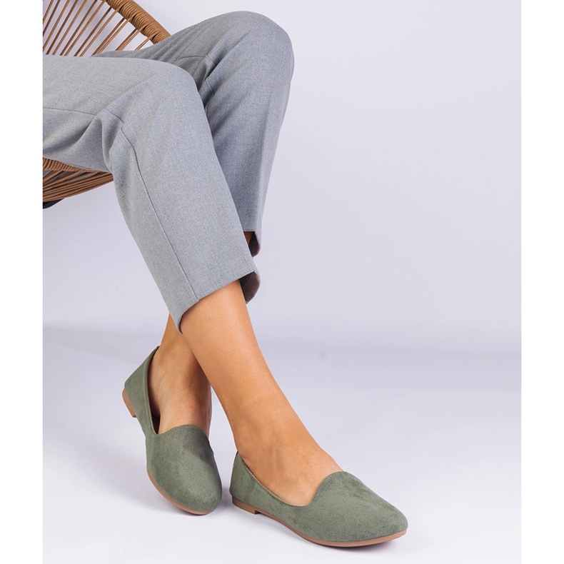 Ballerinas clásicas verdes de Ekozamsz 2 Ballerinas clásicas verdes de Ekozamsz 2