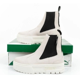 Puma Mayze Chelsea Zapatos de gamuza 382829 02 beige 16