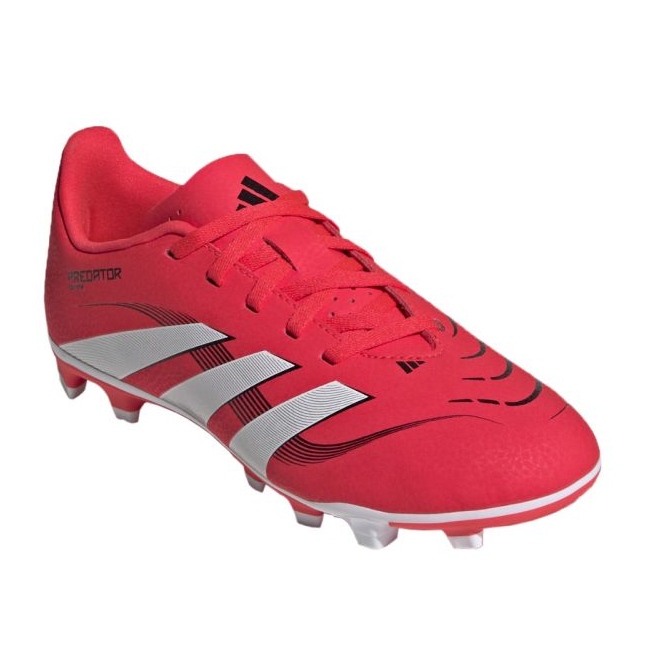 Adidas Predator Club FG/MG ID3813 Zapatos de fútbol rojo 1
