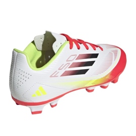Adidas F50 Club FG/MG IE1309 Zapatos de fútbol blanco 2