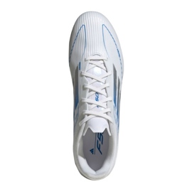 Adidas F50 League FG/MG IE1293 Zapatos de fútbol blanco 3
