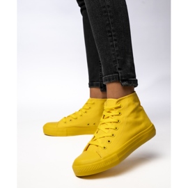 Zapatillas clásicas de mujer amarillo 4